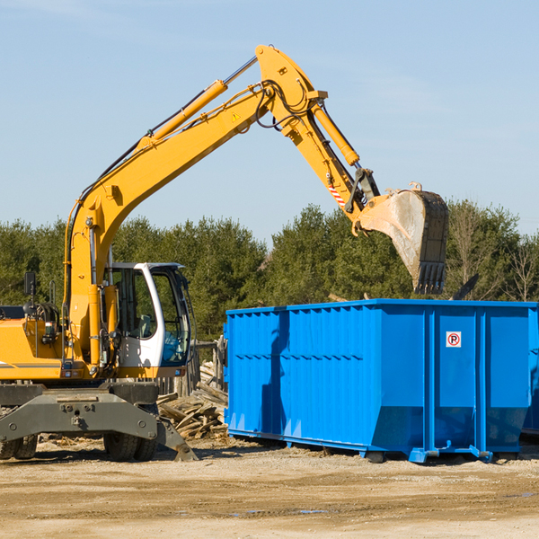 what are the rental fees for a residential dumpster in Creston